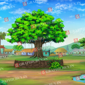 Village Scene Background